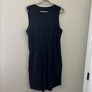 Lululemon Black Sleeveless Athletic Dress Womens Size 10